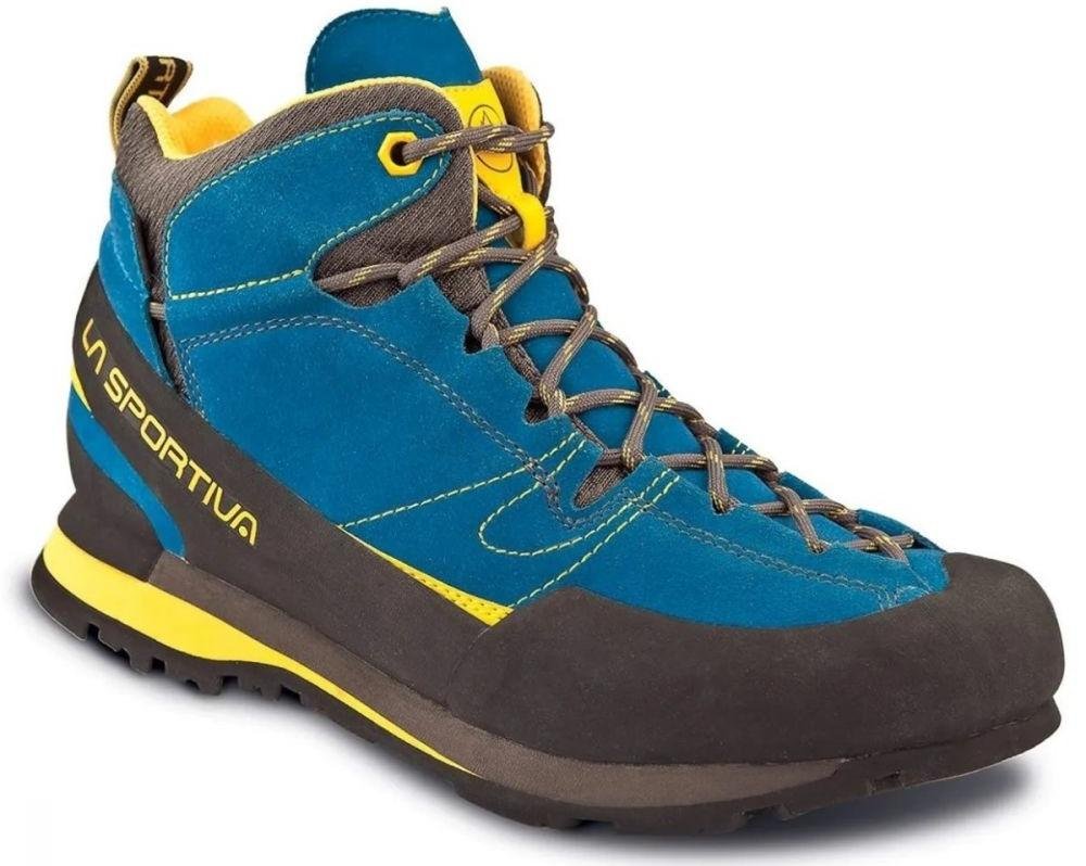 Zapato Boulder X Mid GTX - Color: Blue-Yellow