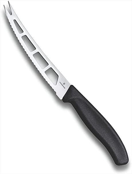 Cuchillo Queso Dentado 13 Cm - Color: Negro