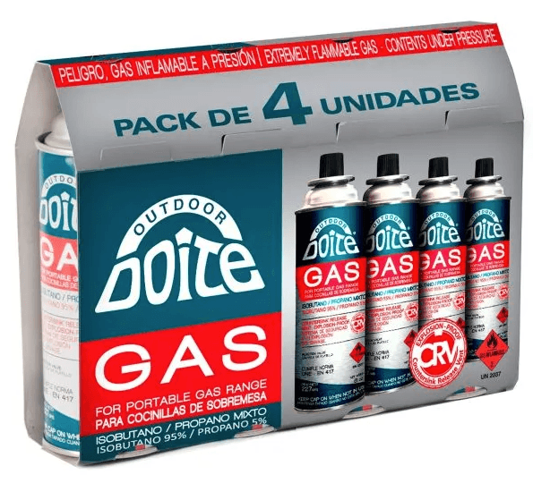 Pack 4 Unidades Gas 227 Grs -