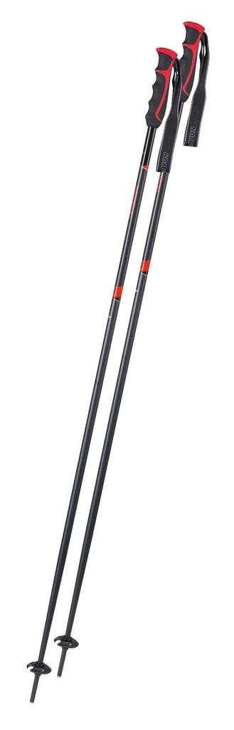 Bastón de Ski Booster Speed Aluminium - Color: Red Black