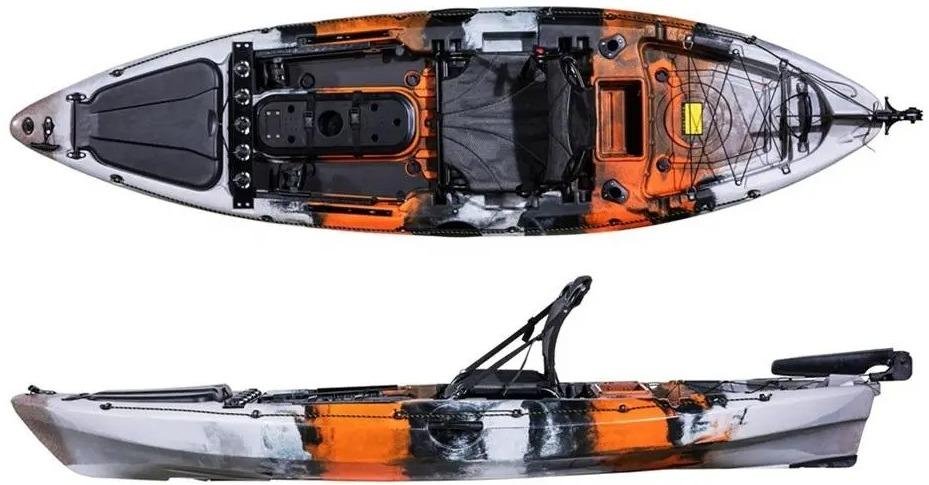 Kayak de Pesca Quest Pro 10 Angler - Color: Verde/Blanco
