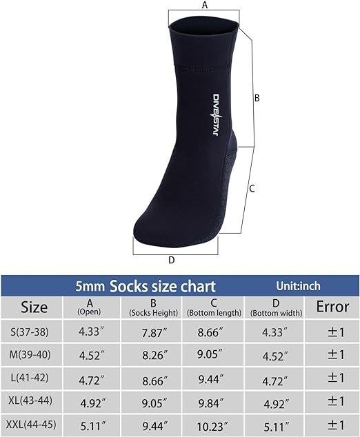 3 mm Neopren Socks -