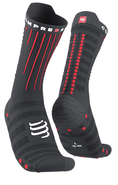 Calcetines Aero Socks - Color: Negro-Rojo
