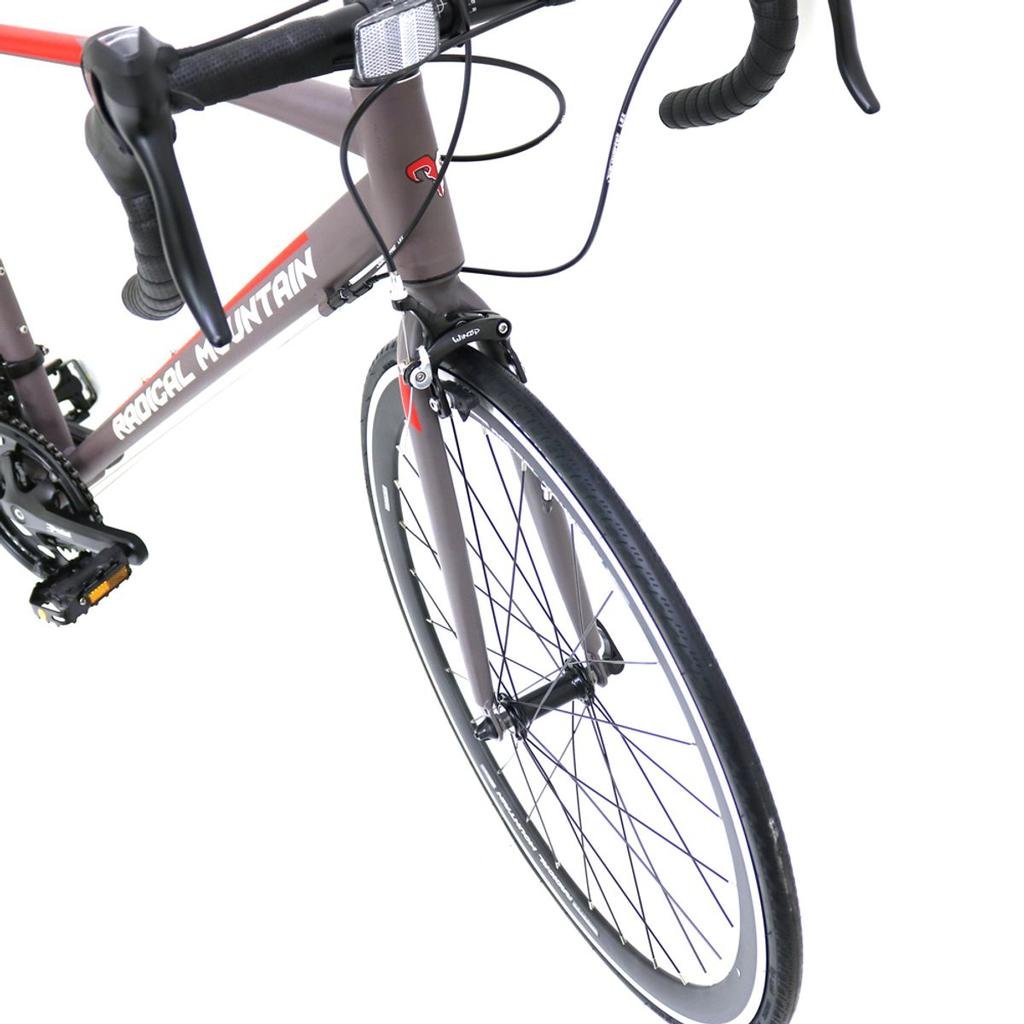 Bicicleta 700C Ruta Leggera 1 - Color: gris/rojo