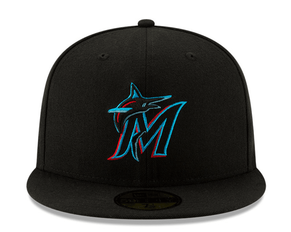 Jockey Miami Marlins MLB 59 Fifty  - Color: Negro