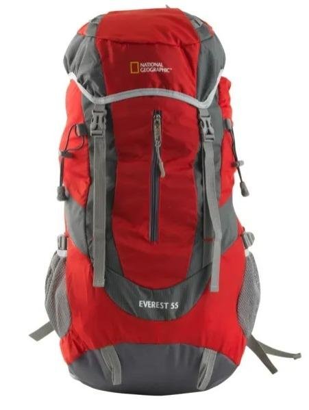 Mochila De Camping Everest 55 Lts - Color: Rojo