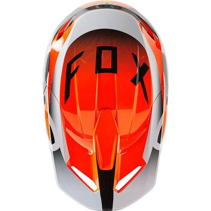 Casco Moto V1 Leed - Color: Naranja