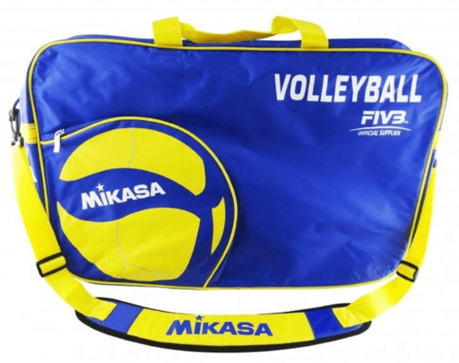 Bolso 6 Balones Volley V200W - Color: azul/amarillo