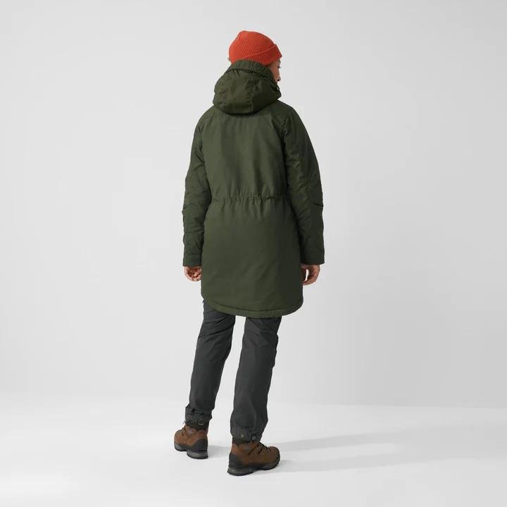 Parka Mujer Singi Wool Padded Parka - Color: Deep Forest