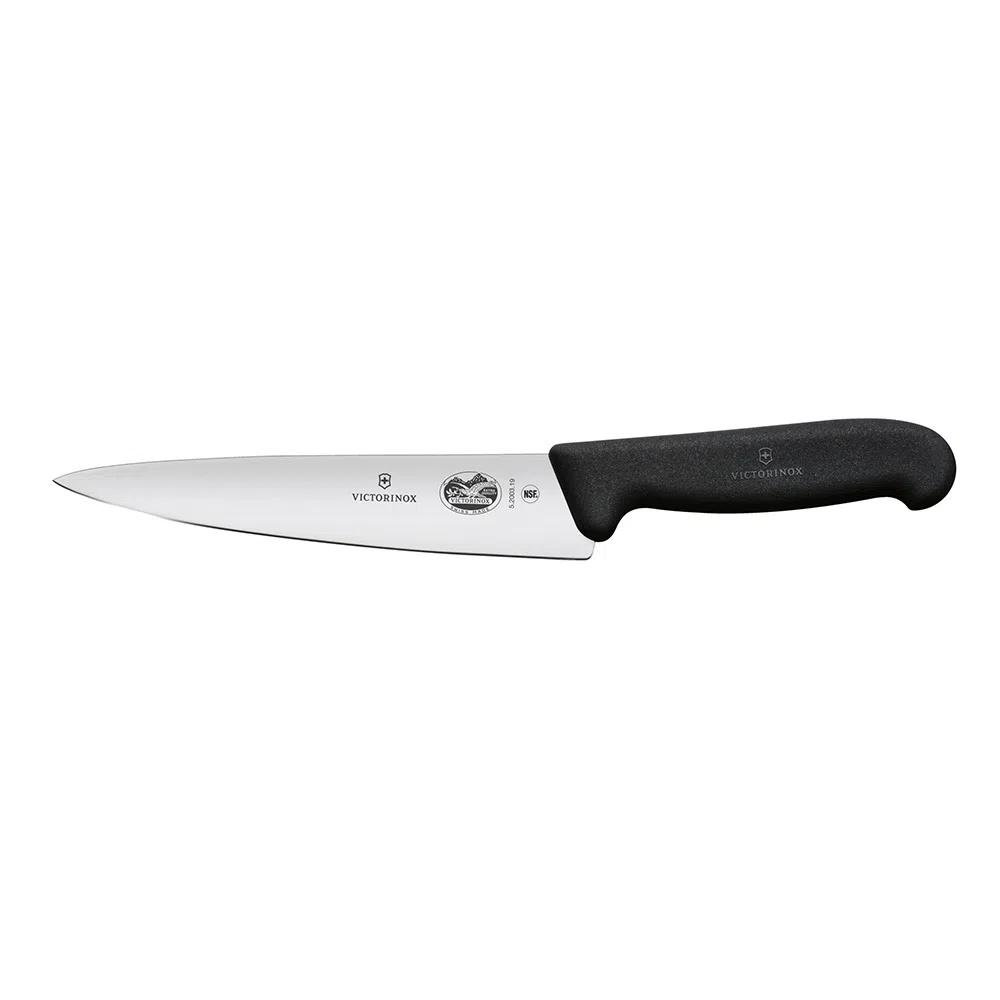 Cuchillo De Cocina Fibrox 22CM - Color: Negro