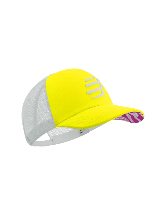 Trucker Cap - Color: White/SafetyYelow/Neon Pink
