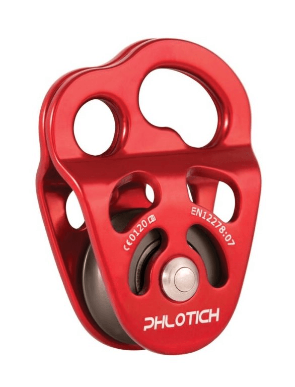 Polea simple Phlotich 30kN (Con Rodamiento) - Color: Rojo