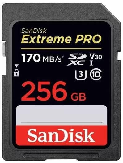 Tarjeta De Memoria SD Extreme Pro 256 GB -