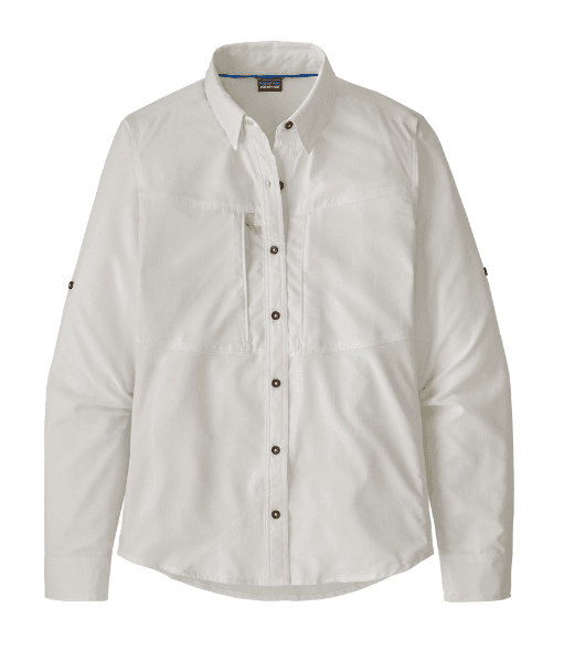Camisa Mujer L/S Sol Patrol Shirt - Color: Blanco