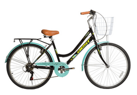 Bicicleta Paseo Branta City Acero 6V. V-Brake Dama -