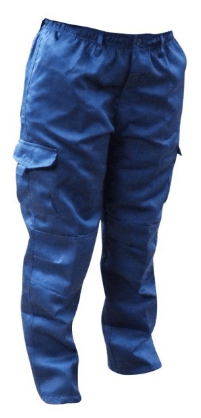 Pantalon Cargo Canvas - Talla: M, Color: Azul