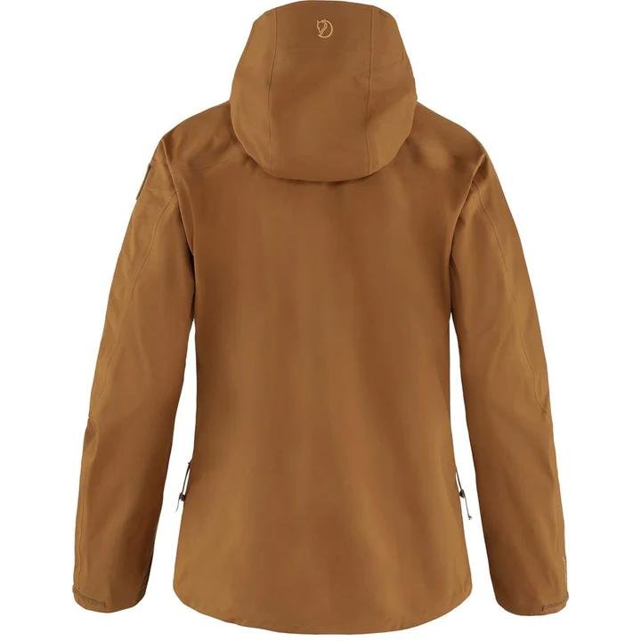 Chaqueta Impermeable Mujer Keb Eco-Shell Jacket - Talla: L, Color: Chestnut