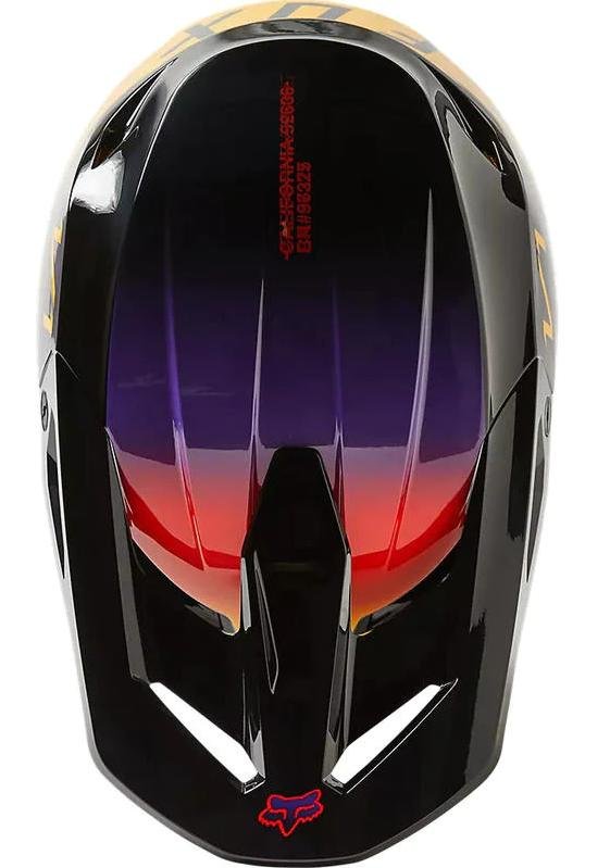 Casco Moto V1 Toxsyk  - Color: Negro - Amarillo