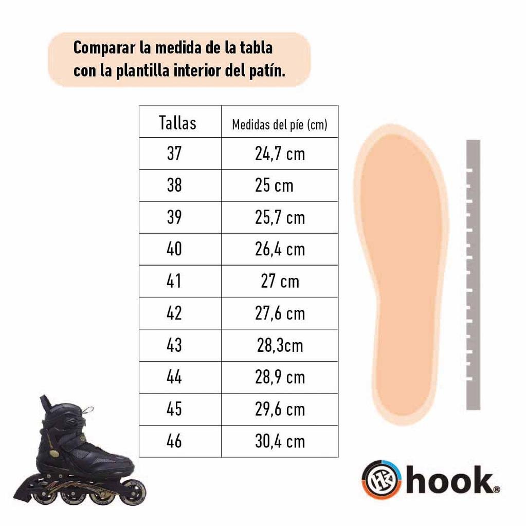 Patines Hook Hit Gold 39 - Color: Gold