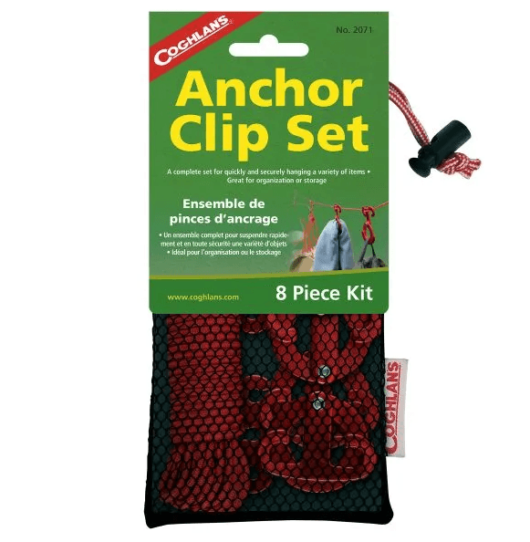 Kit De Cuerda Y Clip Para Colgar - Color: Rojo