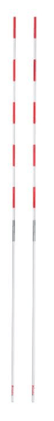 Par de Antenas Volleyball Stick Type - Color: blanco/rojo