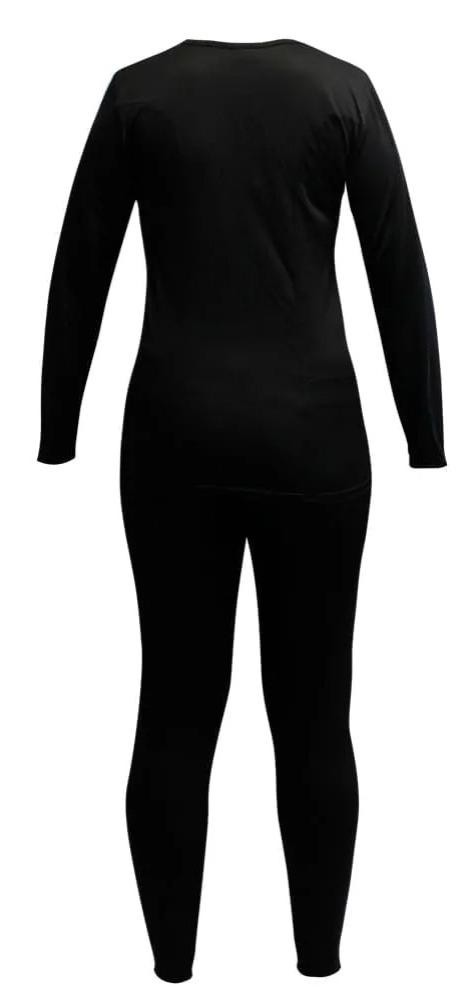 Conjunto Primera Capa Poliester Cooldry Mujer - Color: Negro