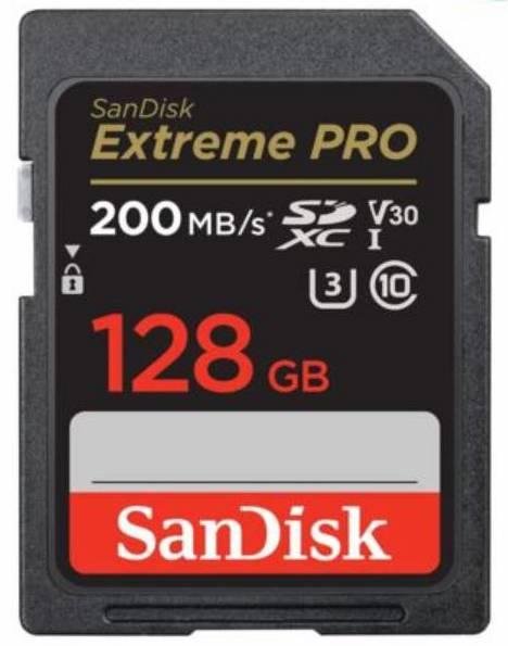Tarjeta De Memoria SD Extreme Pro 128GB -