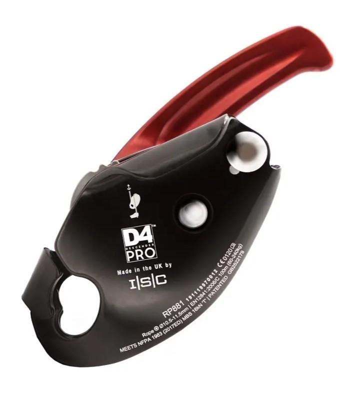 Descendedor D4 Pro - Color: Negro-Rojo
