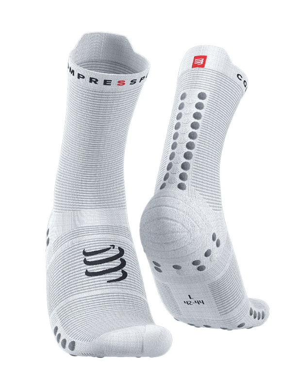 Calcetines Pro Racing Socks v4.0 Run High - Color: Blanco