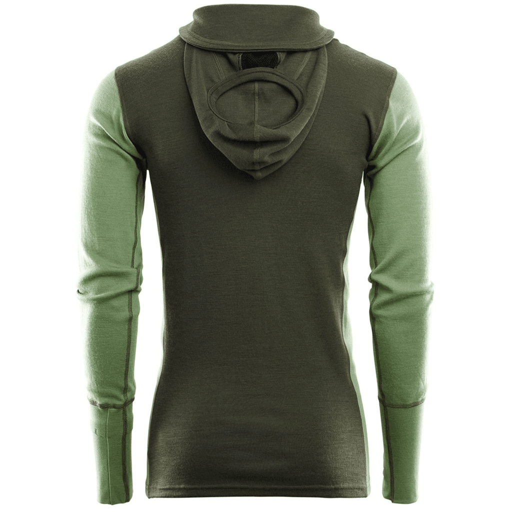Primera Capa Warm Wool Hood Sweater Hombre - Color: Verde Oscuro