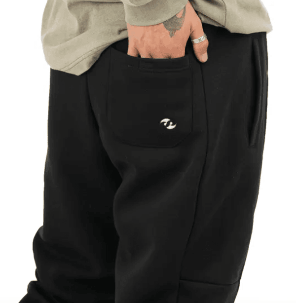 Pantalon De Buzo Pal Reciclado Hombre  - Color: Negro