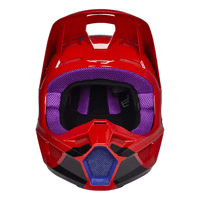 Miniatura Casco Moto Niño V1 Venz - Color: Rojo
