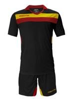 Miniatura Uniforme De Futbol Genova Adulto - Color: Negro