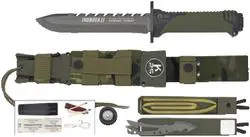 Cuchillo Supervivencia Thunder II 17cm Vde. 32134