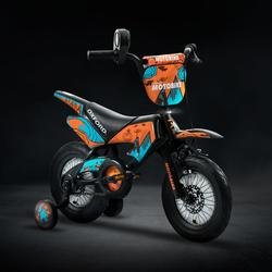 Miniatura Bicicleta Infantil Motobike Aro 12 Negro-Naranjo 2020