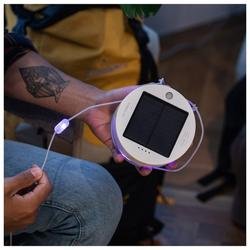 Miniatura Lampara Solar Enrollable Solar Strings Color