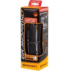 Miniatura Neumático Continental Grand Prix Tt 700 X 25c Road Kevlar Black/Black (0101077)