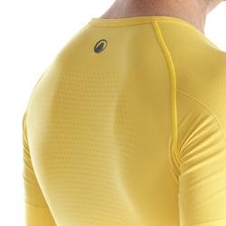 Miniatura Primera Capa Hombre Skintec 1000 Seamless Top Short Sleeve V22 - Color: Amarillo