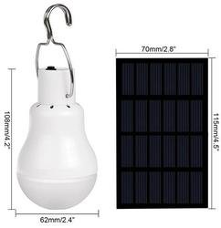 Miniatura Lampara Solar Con Panel