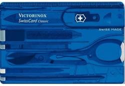 Miniatura Multiherramienta Swisscard / Azul Trans  0.7122.T2