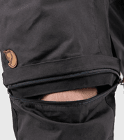 Miniatura Pantalón Hombre Abisko Lite Trekking Zip-Off Regular - Color: Negro
