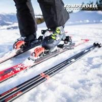 Miniatura Bastón de Ski Booster Speed Aluminium - Color: Red Black