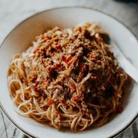 Miniatura Espaguetis a la boloñesa -