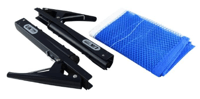 Miniatura Blister Soporte + Malla de Ping-Pong - Color: Azul/Negro