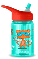 Miniatura Botella De Agua Para Niños 355 ml The Splash - Formato: Gato