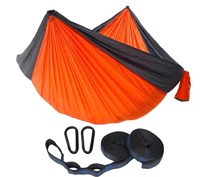 Miniatura Hamaca Doble Tela De Paracaídas - Color: Naranjo