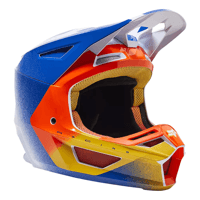 Miniatura Casco Moto V2 RKANE - Talla: M, Color: Naranjo