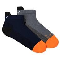 Miniatura Calcetines Hombre Mtn Trn Am M Low Sock - Color: negro/gris