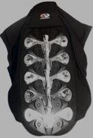 Miniatura Chaleco Protector De Caidas Reforzado - Color: Negro/Plateado