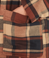 Miniatura Chaqueta City Style Mujer Lanigan Flannel Chore Coat - Color: Cafe